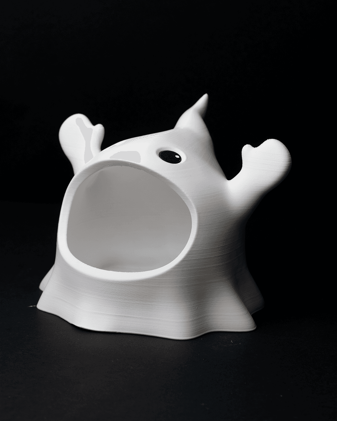 Ghost Candy Bowl 6" Halloween Treat Holder