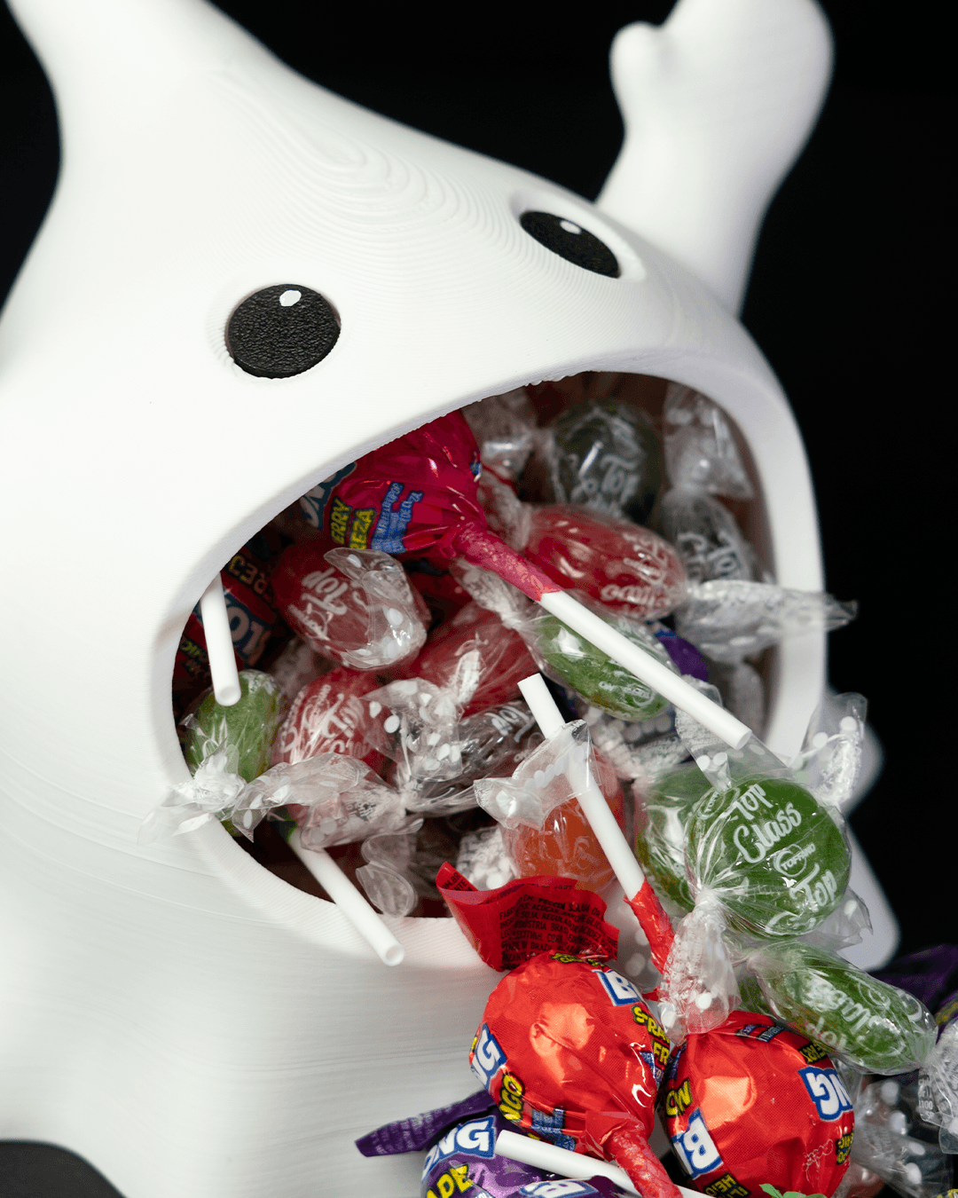 Ghost Candy Bowl 6" Halloween Treat Holder