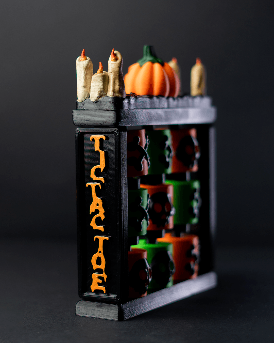 Halloween Tic-Tac-Toe – Skull & Crossbones Game Set