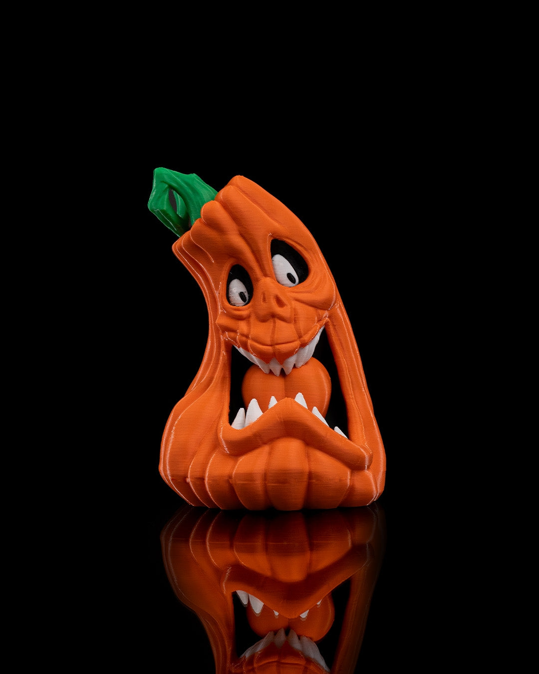 Evil Pumpkin Figurines – 3 Styles Creepy Jack O’ Lanterns | Halloween Pumpkin Decor | 3D Printed Spooky Pumpkins (4.5 Inches)