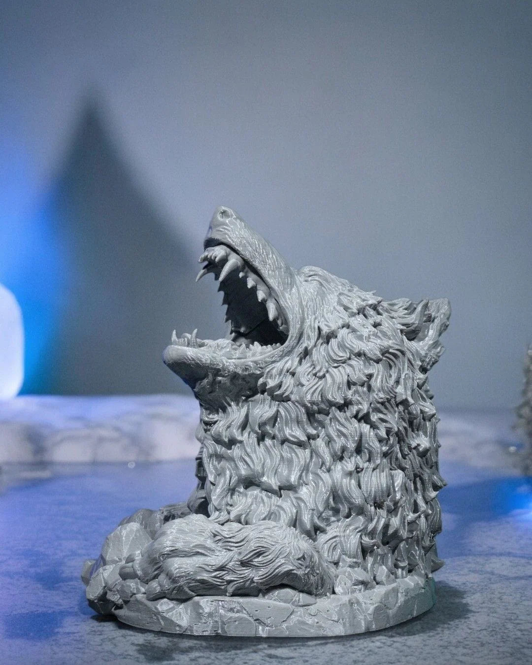 Wolf’s Head Dice Tower – Fierce Form, Flawless Rolls - Fusion Layer 3D
