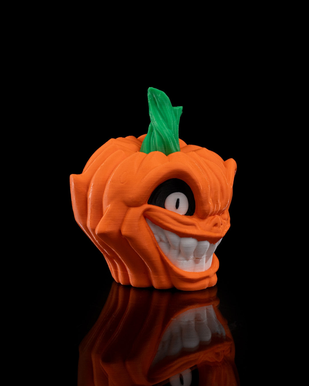 Evil Pumpkin Figurines – 3 Styles Creepy Jack O’ Lanterns | Halloween Pumpkin Decor | 3D Printed Spooky Pumpkins (4.5 Inches)
