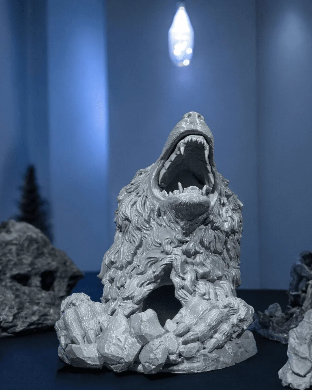 Wolf’s Head Dice Tower – Fierce Form, Flawless Rolls - Fusion Layer 3D