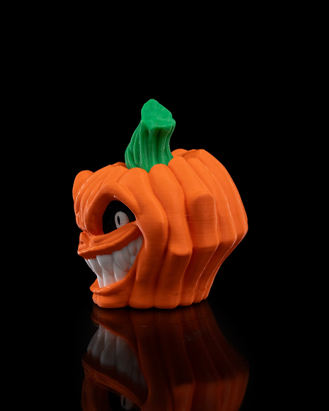 Evil Pumpkin Figurines – 3 Styles Creepy Jack O’ Lanterns | Halloween Pumpkin Decor | 3D Printed Spooky Pumpkins (4.5 Inches)