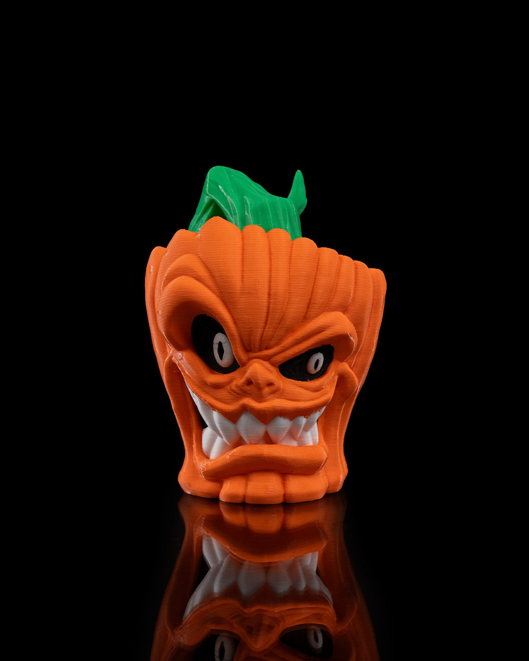 Evil Pumpkin Figurines – 3 Styles Creepy Jack O’ Lanterns | Halloween Pumpkin Decor | 3D Printed Spooky Pumpkins (4.5 Inches)