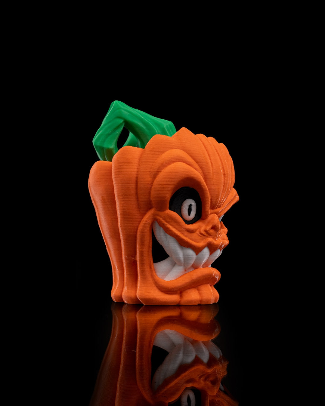 Evil Pumpkin Figurines – 3 Styles Creepy Jack O’ Lanterns | Halloween Pumpkin Decor | 3D Printed Spooky Pumpkins (4.5 Inches)