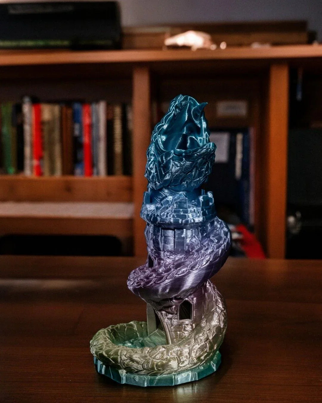 Basilisk Dice Tower – Roll with Deadly Precision - Fusion Layer 3D