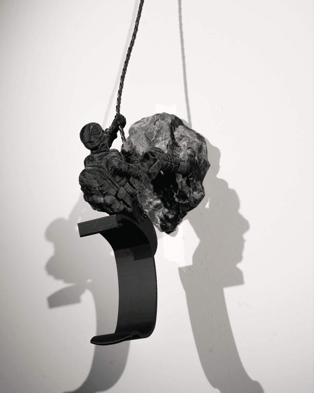 Abseiling Soldier Gaming Controller & Headset Holder