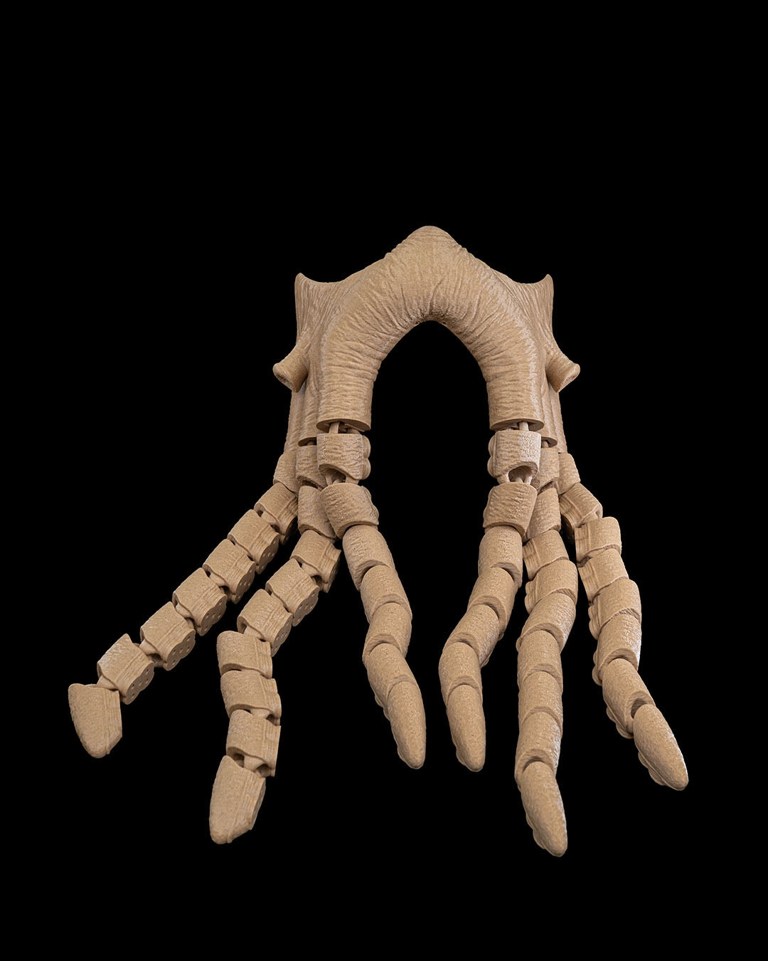 Tentacle Face Mask – Creepy Alien Horror Mask | 3D Printed Halloween Costume Prop | Spooky Monster Mask (3 Sizes)
