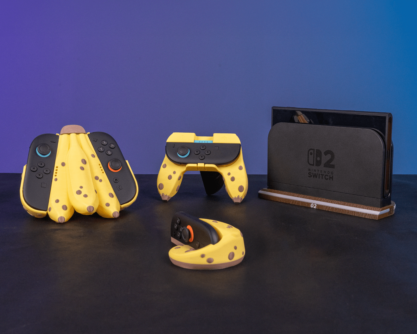 Peel Precision Mouse Grip – Banana Design Gaming Accessory | Comfortable Switch Controller Add-On for Better Grip & Fun Style
