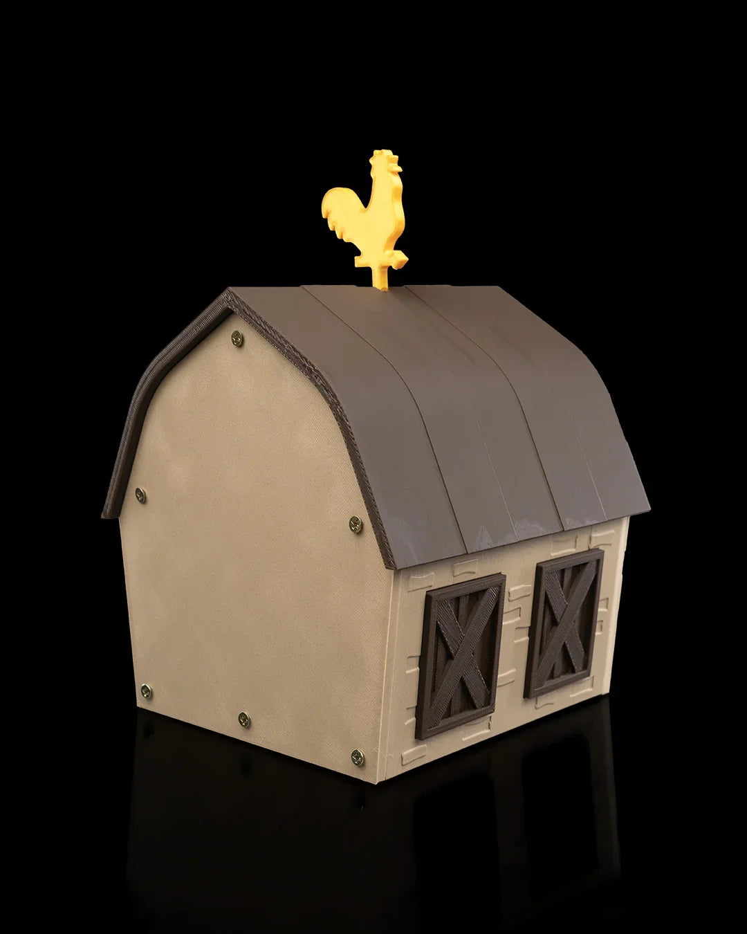 The Little Red Roost – Barn-Style Bird House for the Outdoors - Fusion Layer 3D