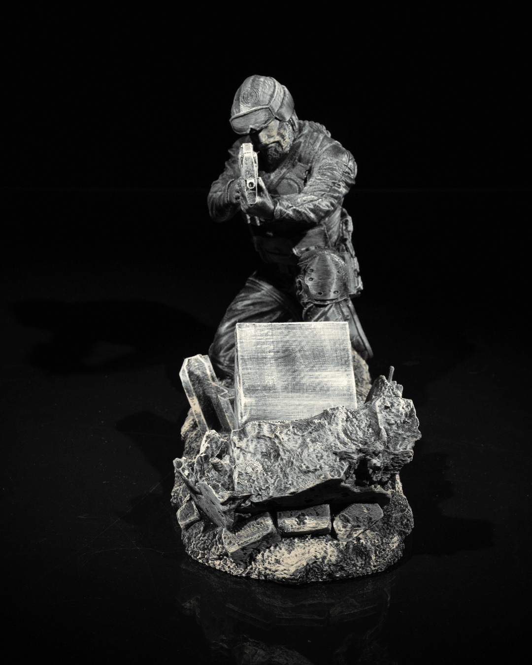 Barricade Soldier Gaming Controller Holder Stand