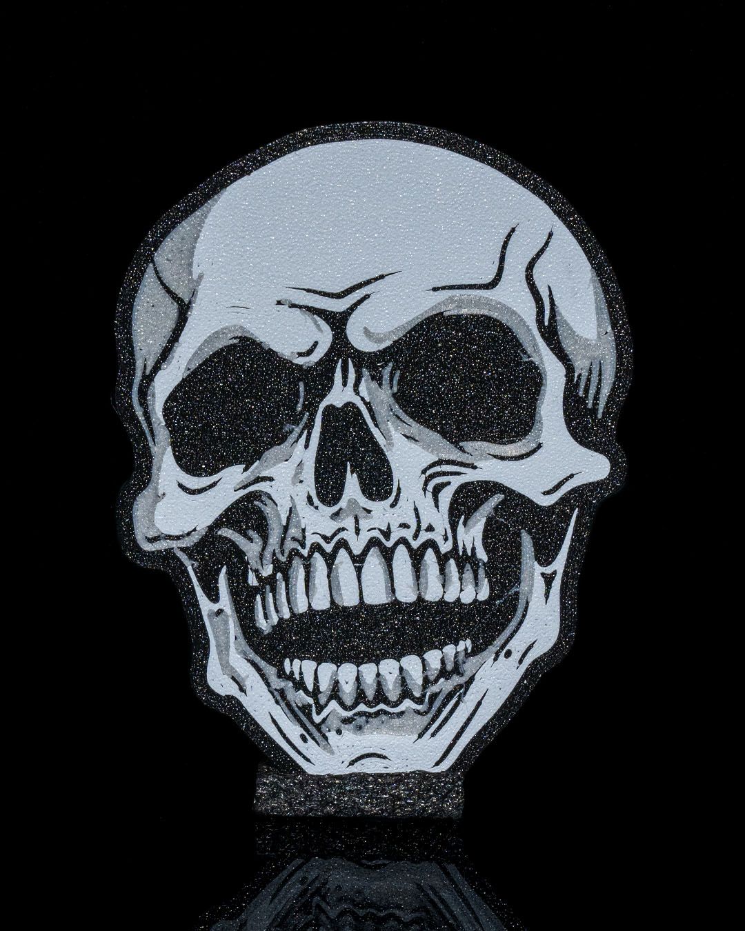 Bold Skull Coasters Halloween Drink Coaster Set