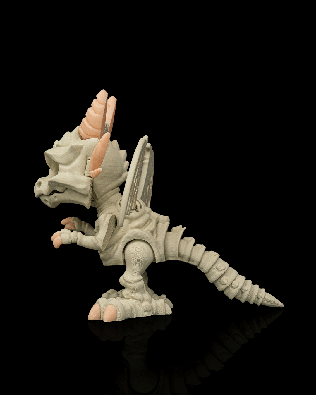 Bone Wing Dragon Figurine – Dracoween Halloween Dragon Statue | Gothic Skeleton Dragon Collectible | Spooky Fantasy Home Décor
