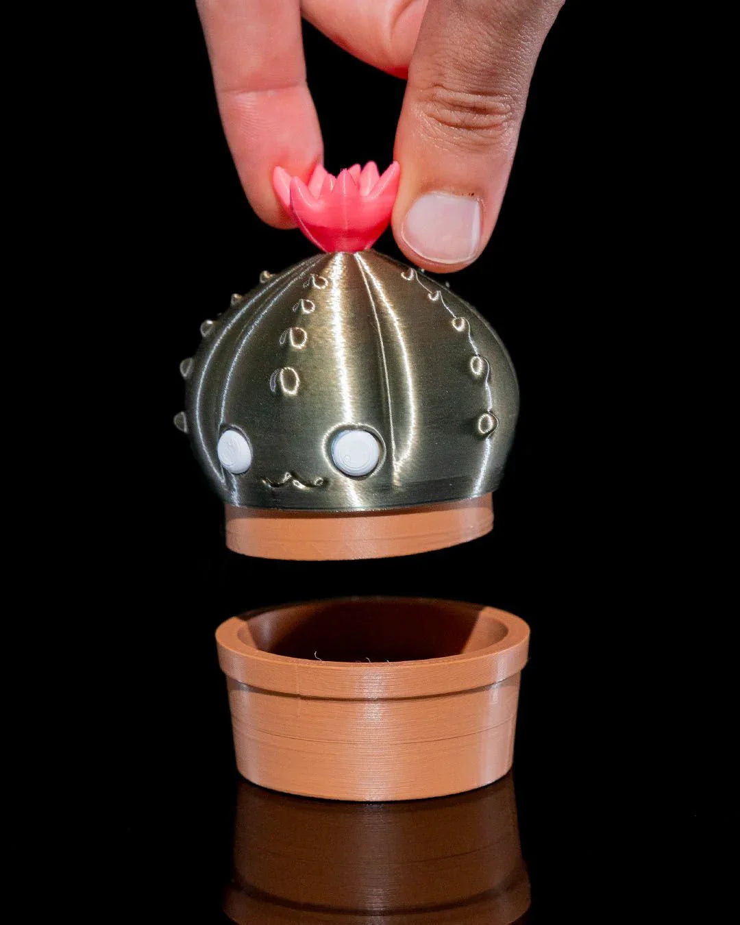 Cactus Grinder Fidget Toy - Fusion Layer 3D