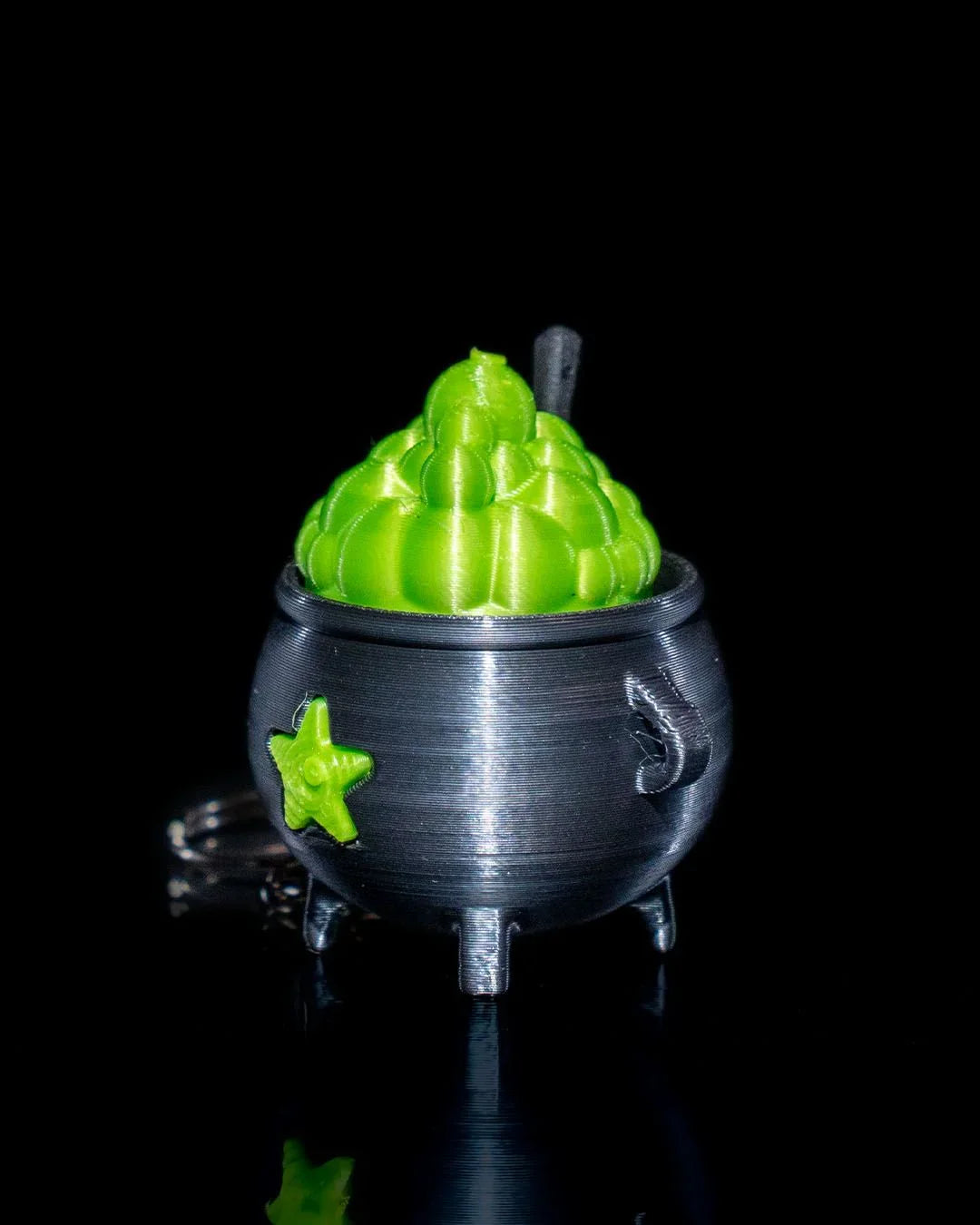 Mini Cauldron Fidget Keychain - Fusion Layer 3D