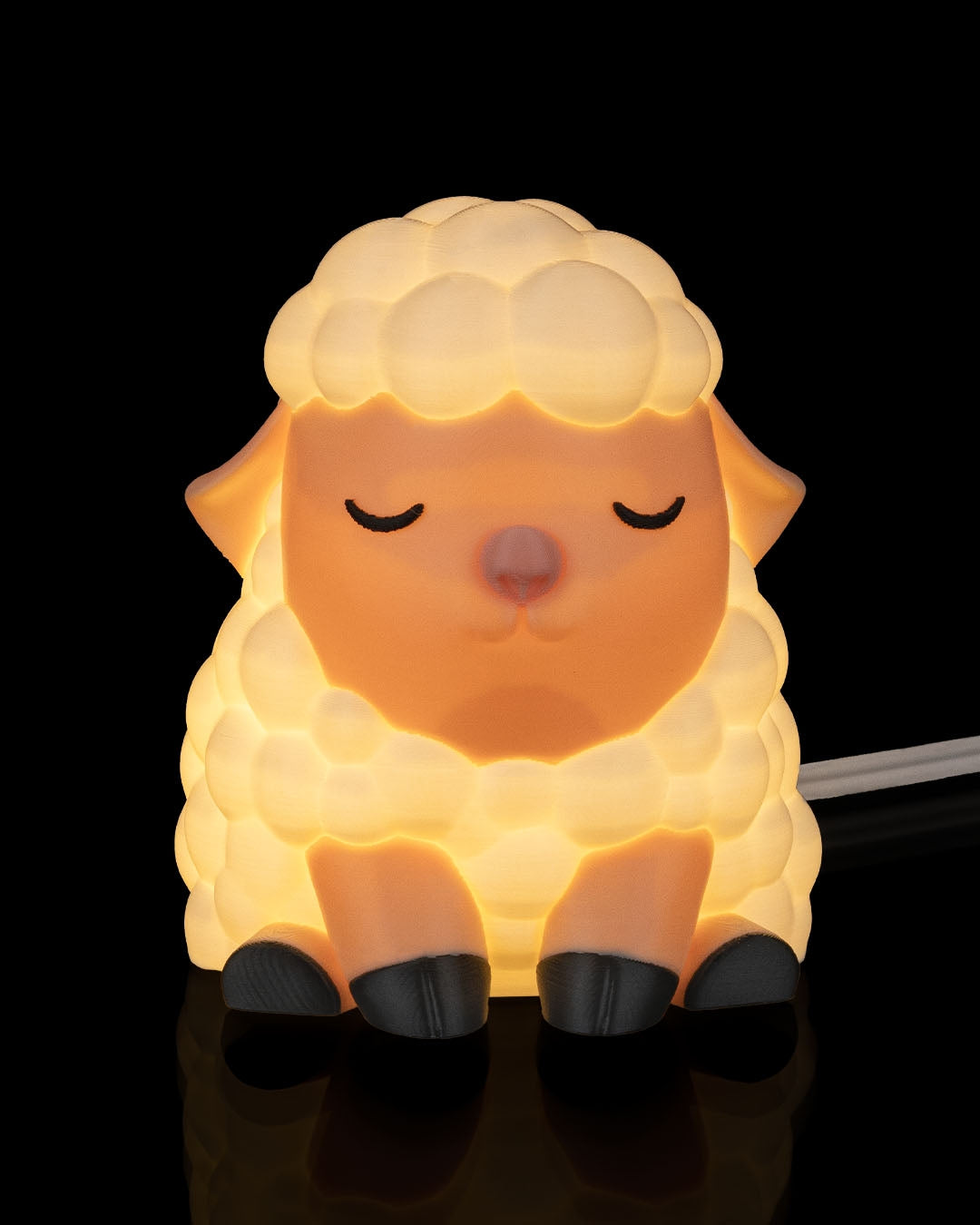 Counting Sheep Night Light Cozy LED Bedside Lamp