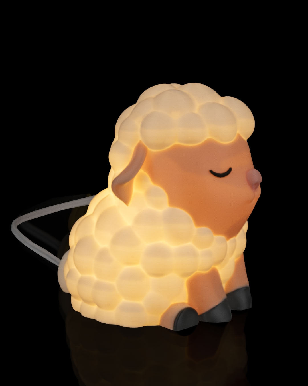 Counting Sheep Night Light Cozy LED Bedside Lamp
