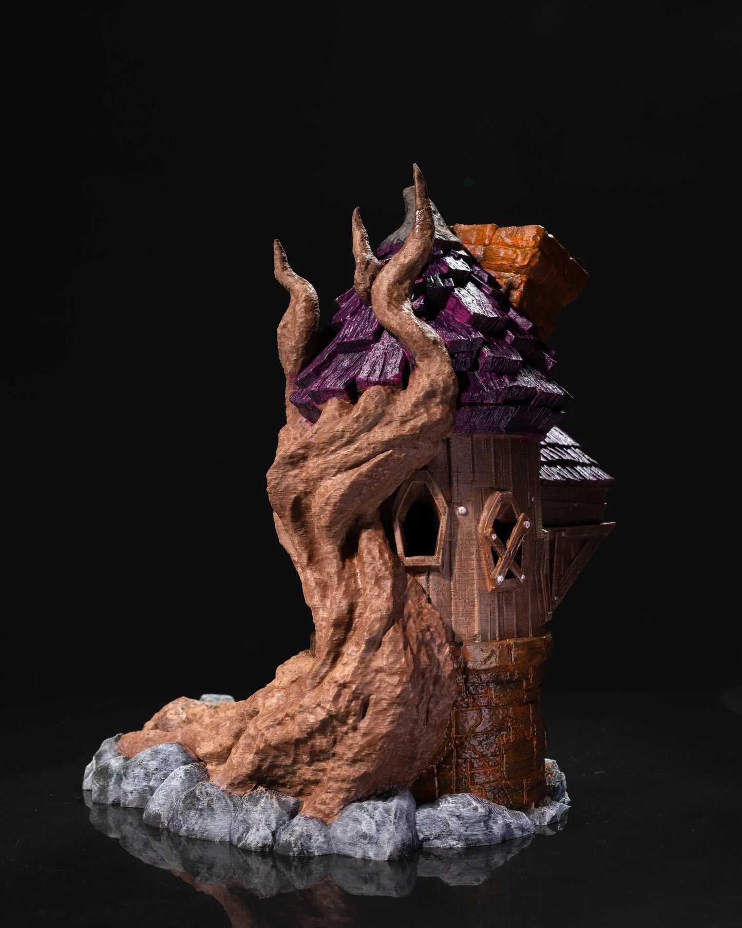 Enchanted Grove Wizard Dice Tower - Fusion Layer 3D