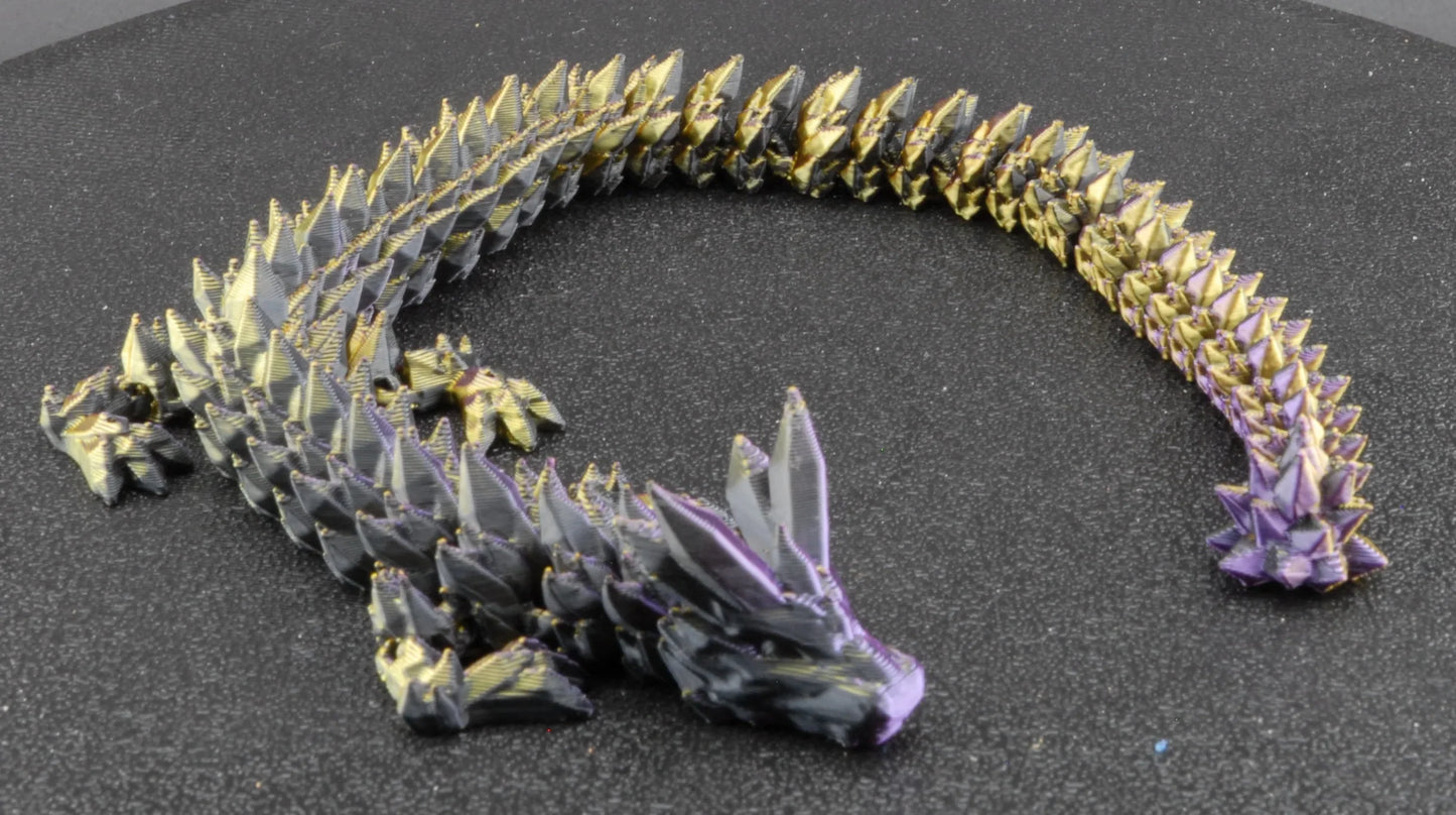 Crystal Articulated Dragon - Fusion Layer 3D