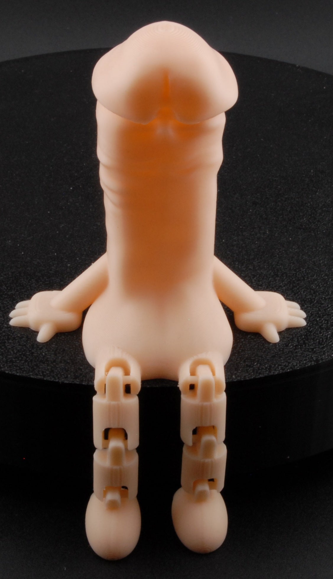 Dick on the Go – Naughty Articulated Penis Figure | Funny Adult Gag Gift | Risqué Desk & Party Décor