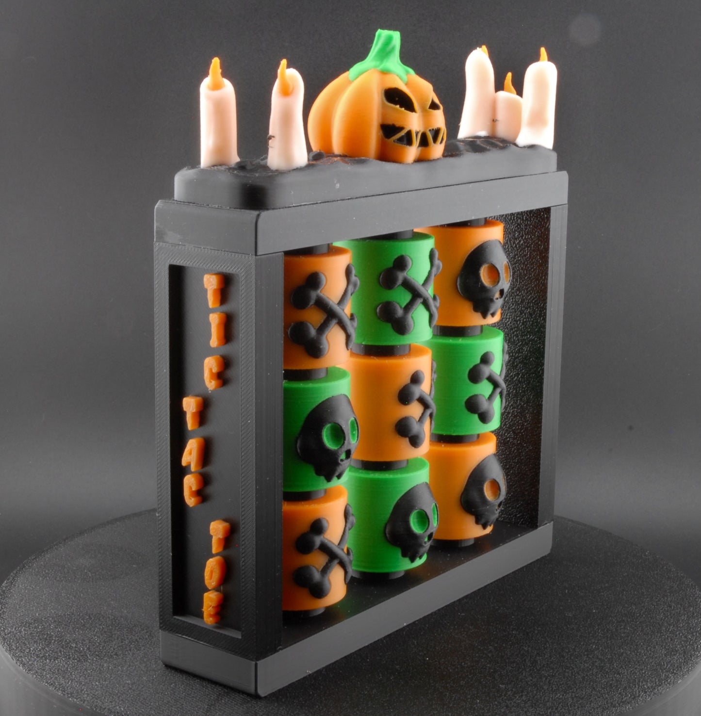 Halloween Tic-Tac-Toe – Skull & Crossbones Game Set
