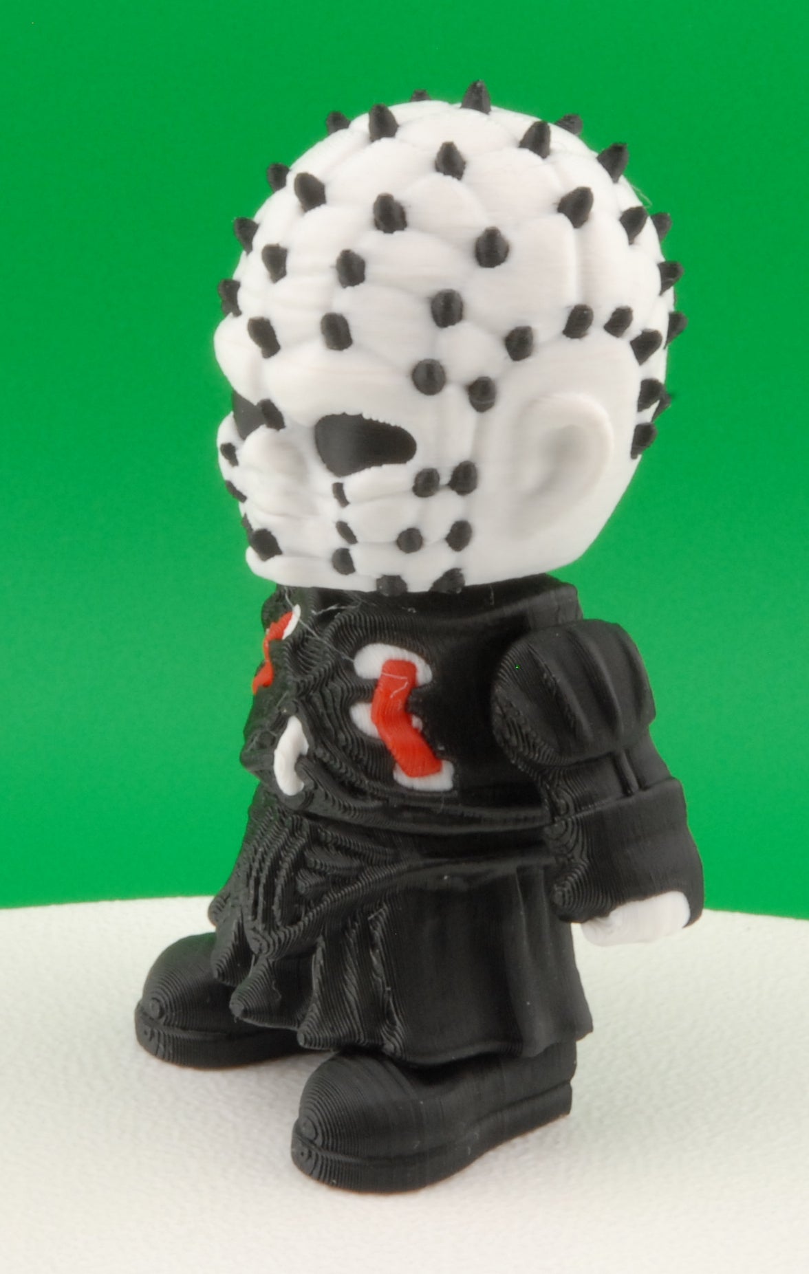 Pinhead Figure – Hellraiser Articulated Horror Collectible | 3D Printed Pinhead Toy | Creepy Keychain or Cenobite Figurine