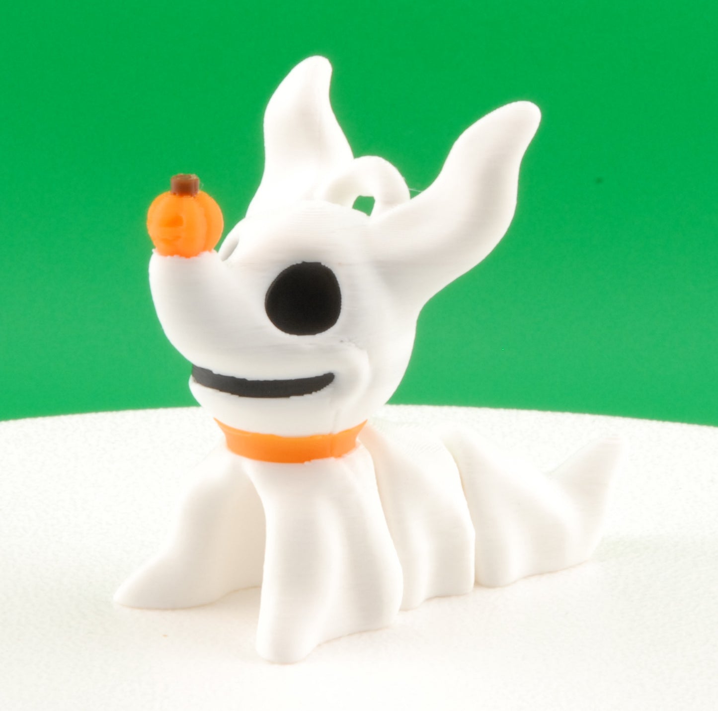 Zero the Ghost Dog – Nightmare Before Christmas Figure | Articulated 3D Printed Collectible | Zero Keychain or Halloween Figurine