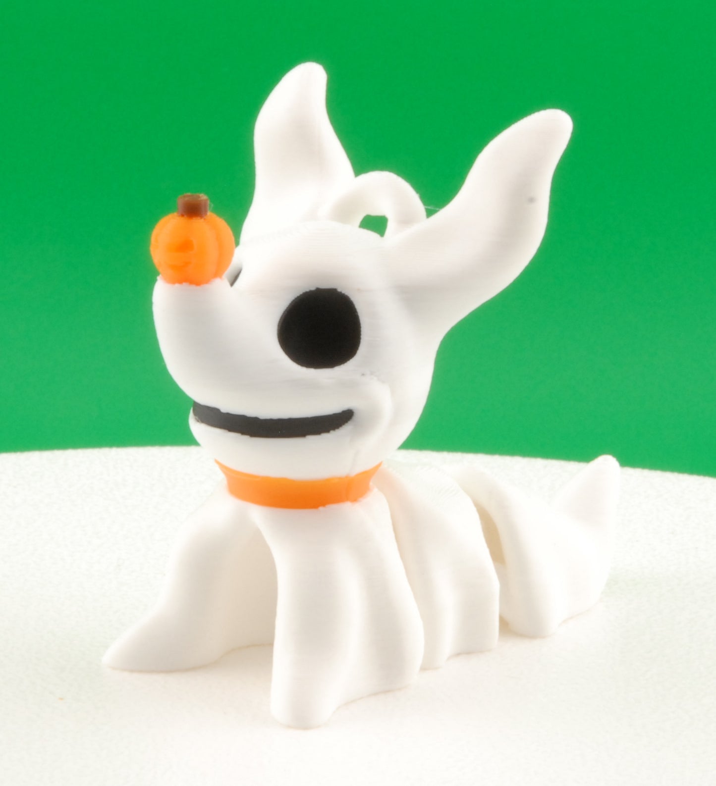 Zero the Ghost Dog – Nightmare Before Christmas Figure | Articulated 3D Printed Collectible | Zero Keychain or Halloween Figurine