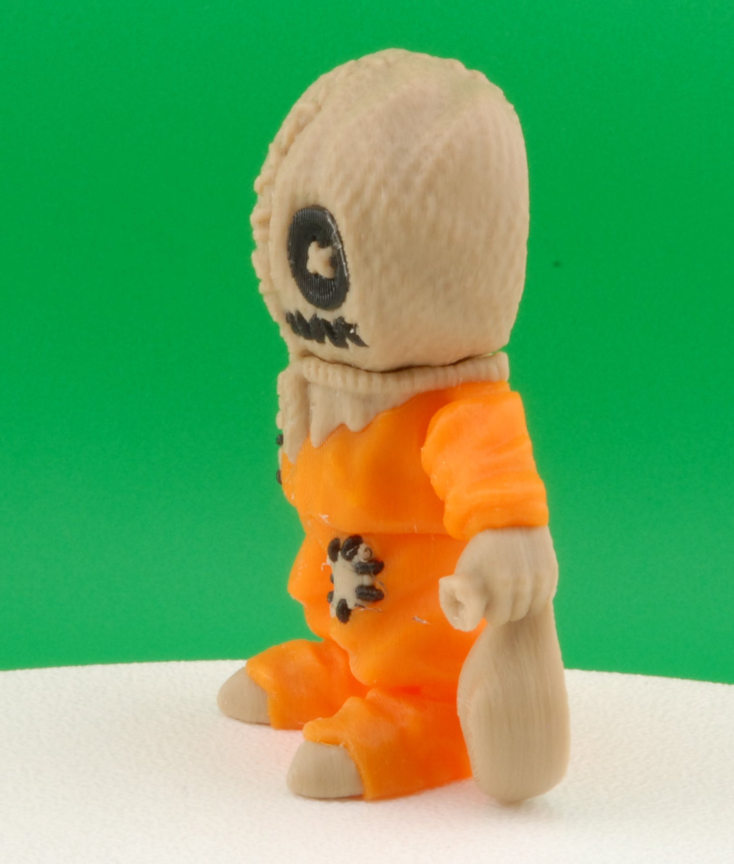 Sam Figure – Trick ’r Treat Articulated Collectible | 3D Printed Horror Movie Toy | Creepy Halloween Sam Keychain or Figurine