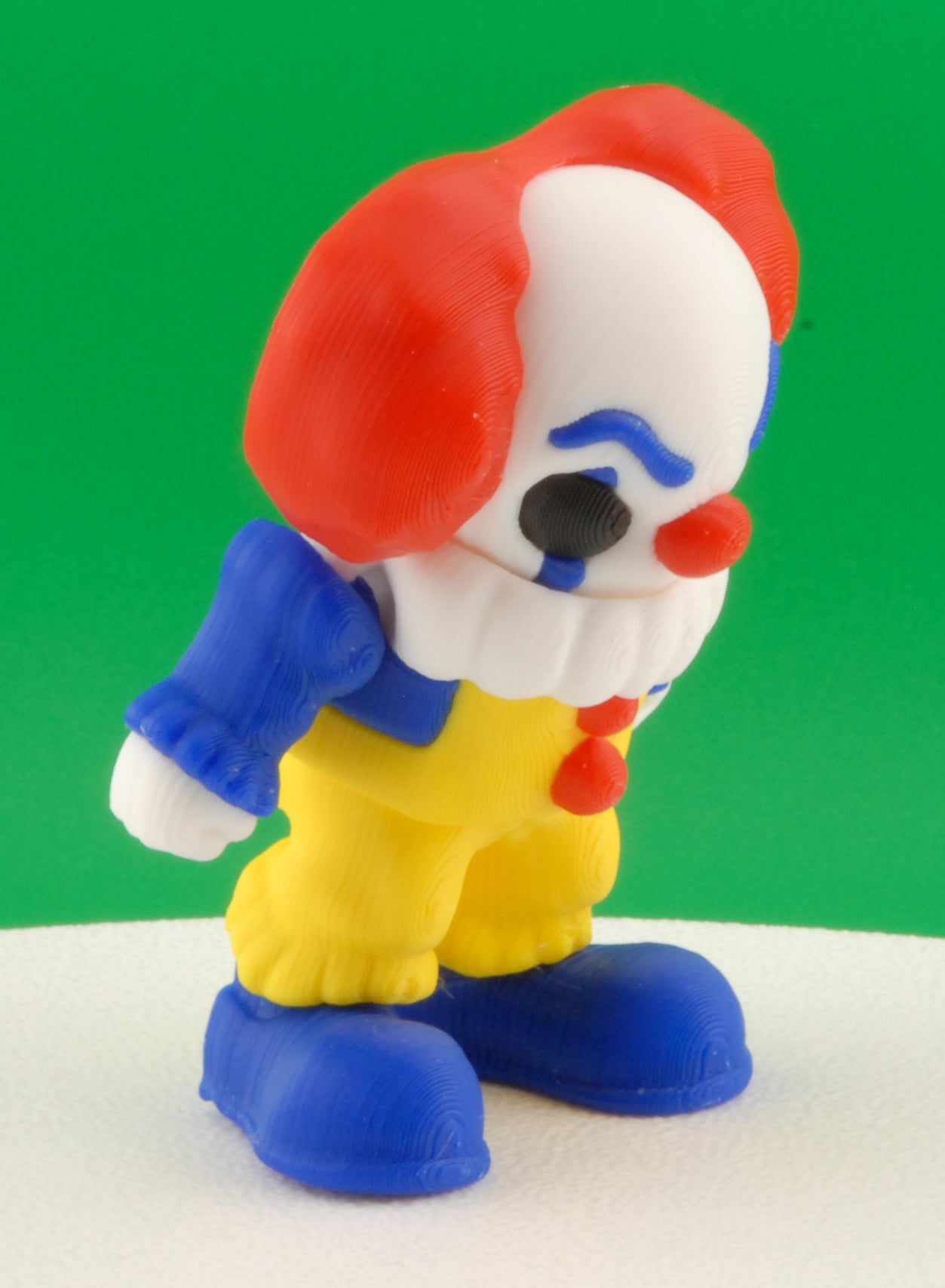 Pennywise Figure – IT 1990 Original Articulated Horror Collectible | 3D Printed Creepy Clown Toy | Classic Pennywise Keychain