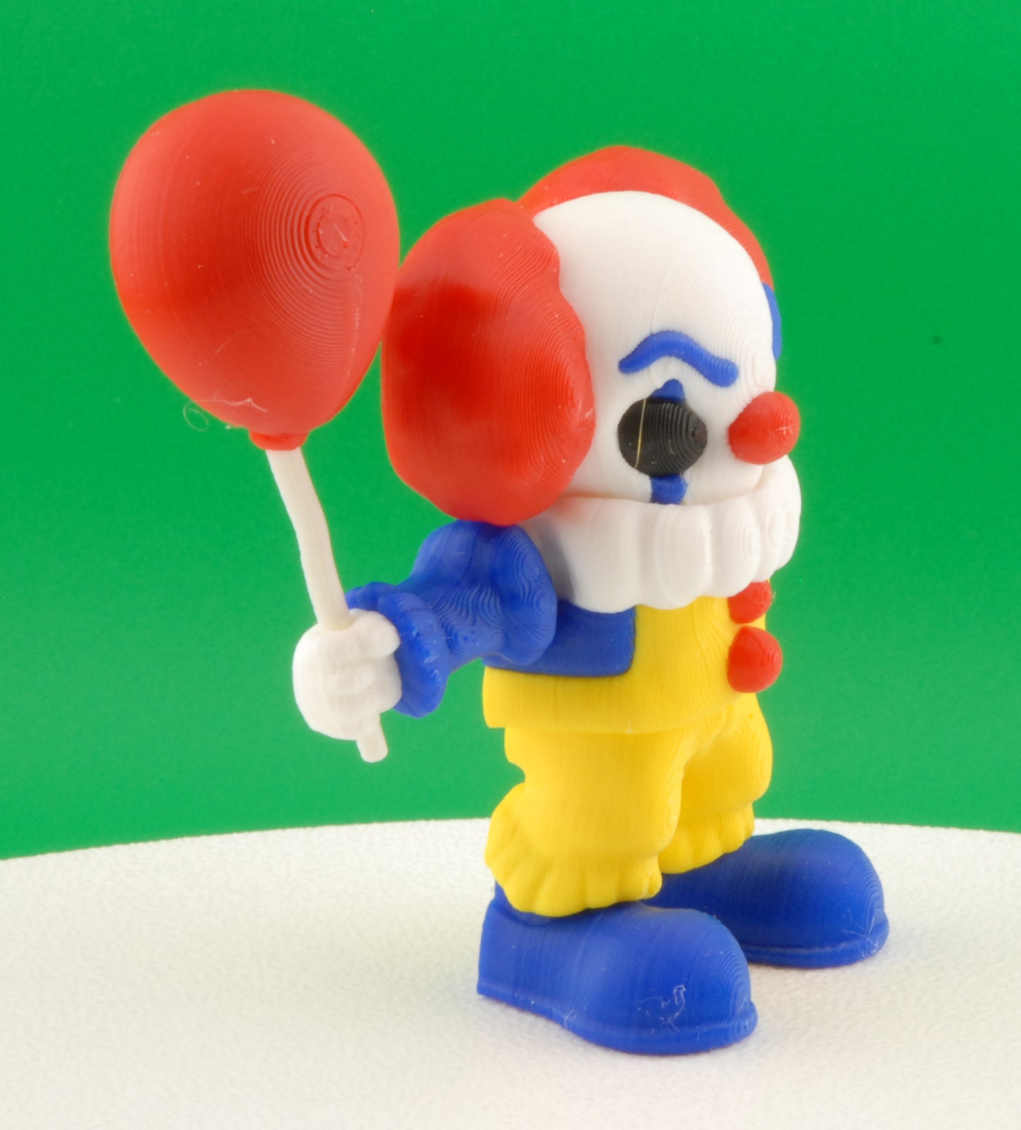 Pennywise Figure – IT 1990 Original Articulated Horror Collectible | 3D Printed Creepy Clown Toy | Classic Pennywise Keychain