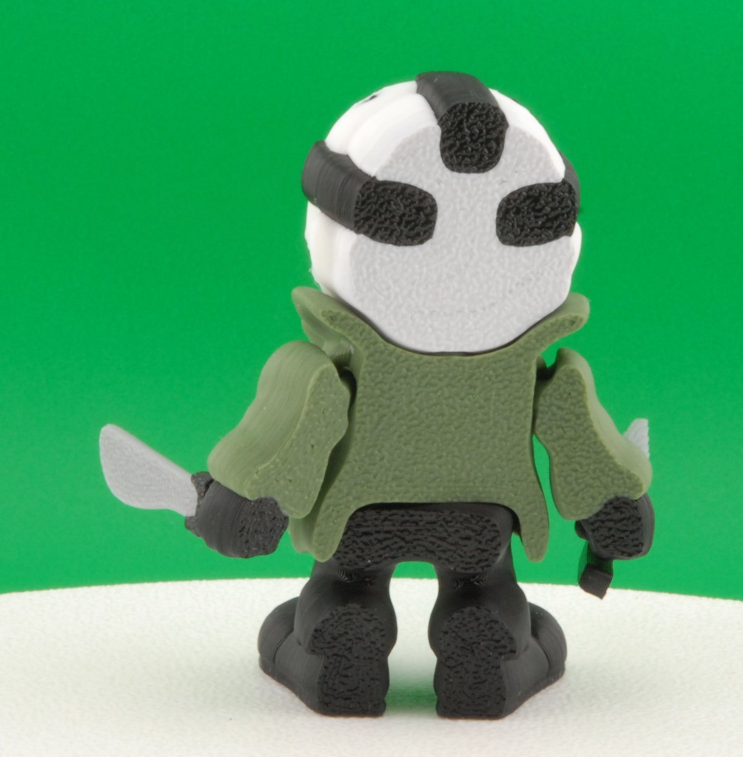 Jason Voorhees Figure – Friday the 13th Articulated Horror Collectible | 3D Printed Slasher Toy | Jason Keychain with Machete