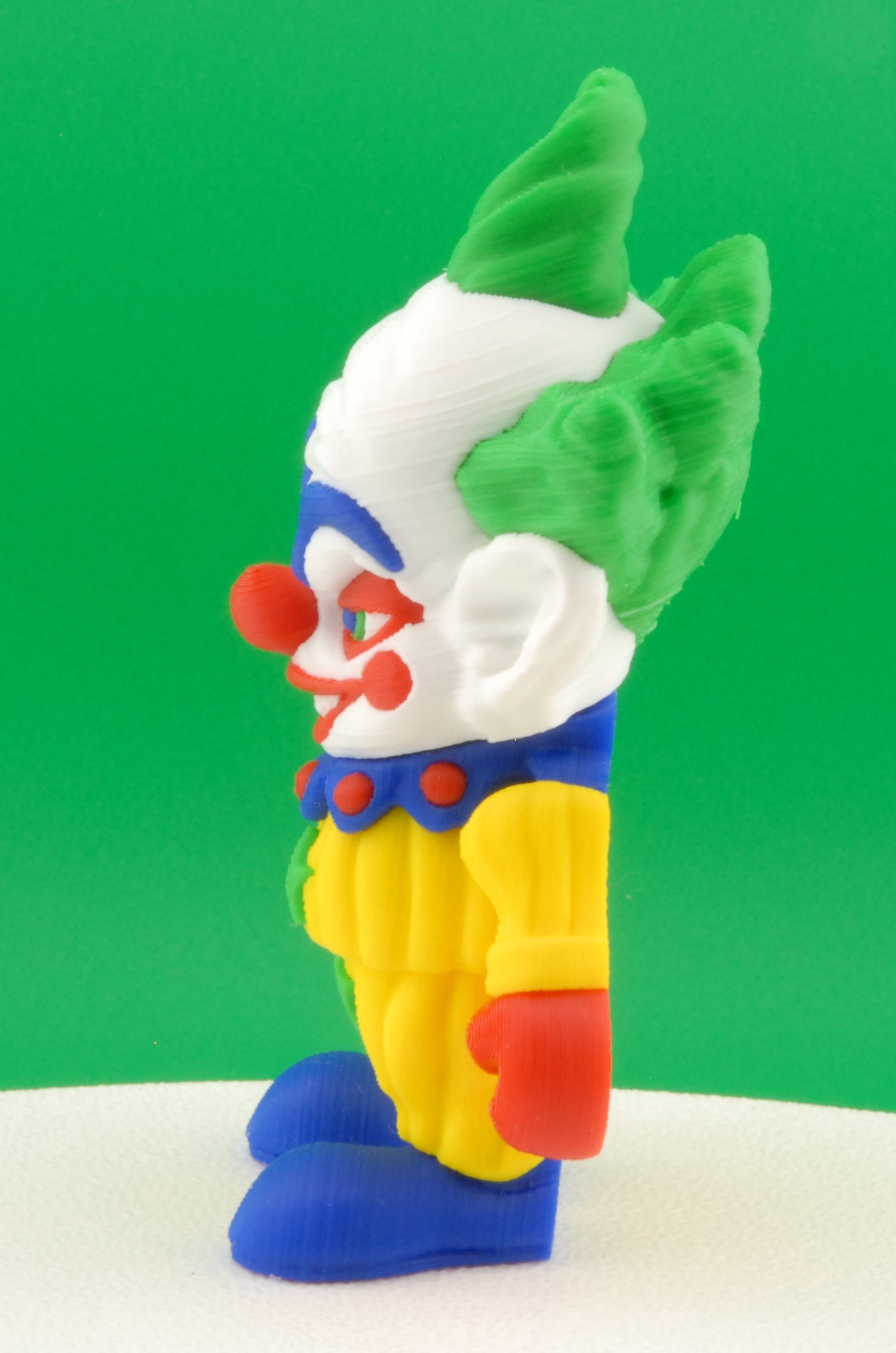 Killer Klown Figure – Articulated Horror Movie Collectible | 3D Printed Creepy Clown Toy | Killer Klowns from Outer Space Keychain
