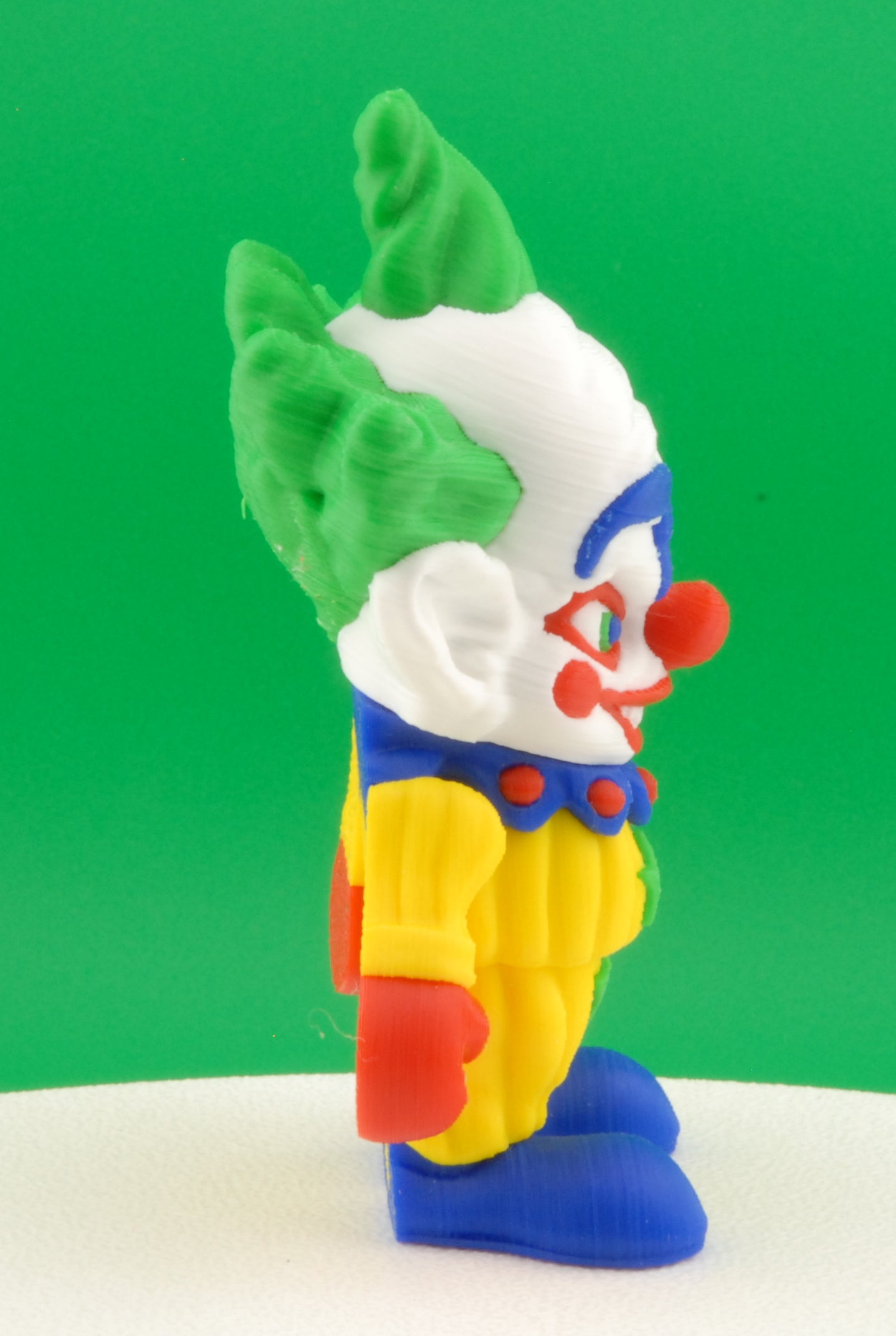 Killer Klown Figure – Articulated Horror Movie Collectible | 3D Printed Creepy Clown Toy | Killer Klowns from Outer Space Keychain