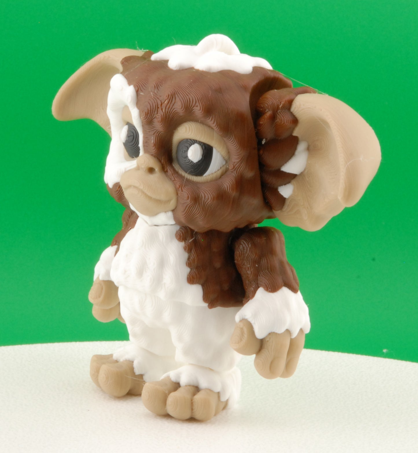 Gizmo Figure – Gremlins Articulated Collectible | 3D Printed Horror Comedy Toy | Gizmo Keychain or Classic 80s Movie Figurine