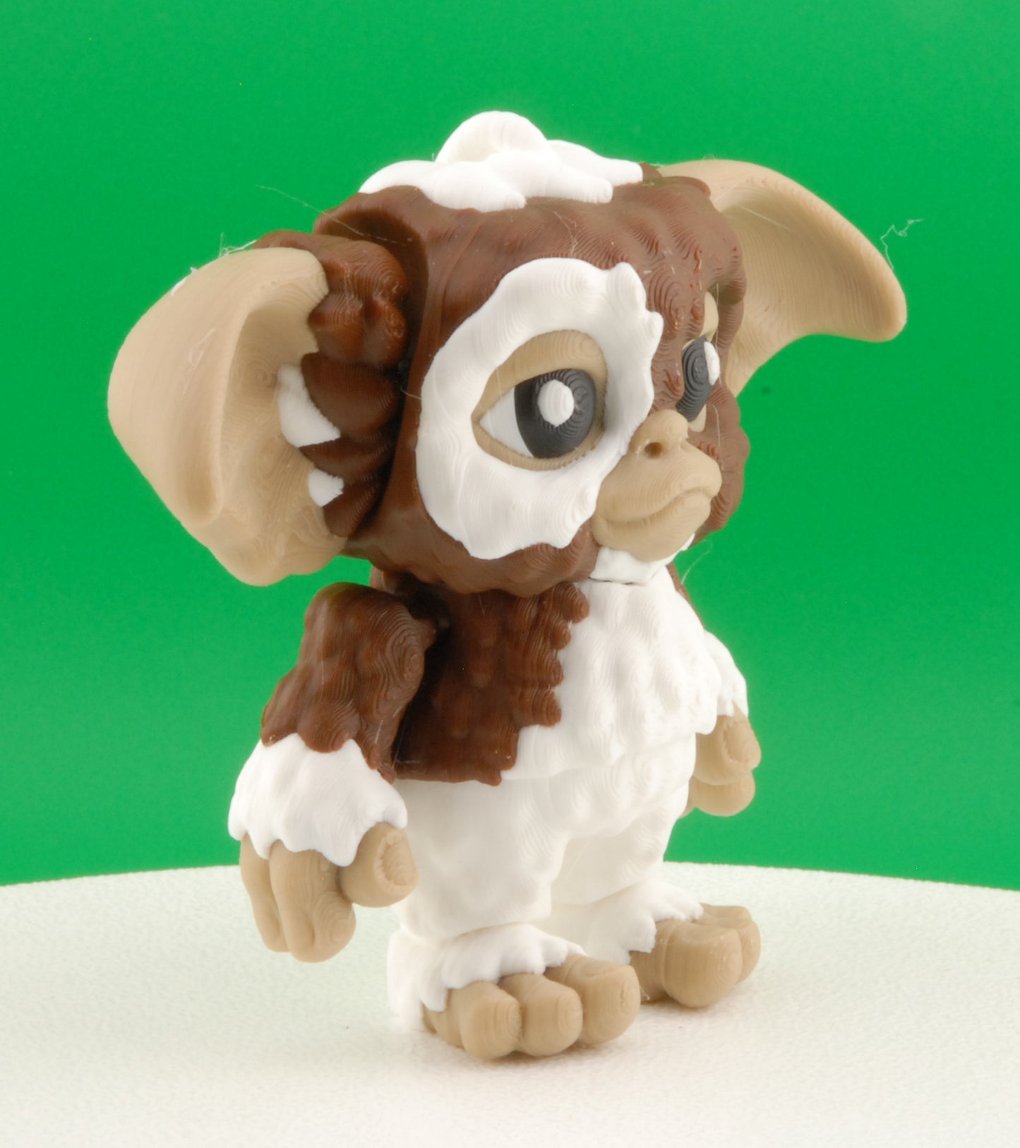 Gizmo Figure – Gremlins Articulated Collectible | 3D Printed Horror Comedy Toy | Gizmo Keychain or Classic 80s Movie Figurine