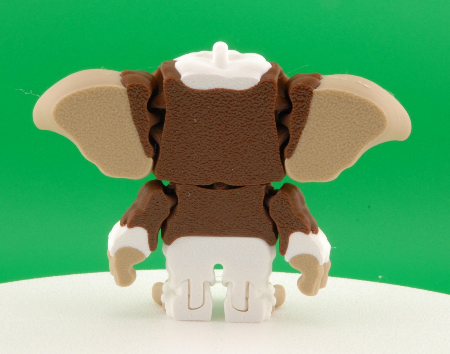 Gizmo Figure – Gremlins Articulated Collectible | 3D Printed Horror Comedy Toy | Gizmo Keychain or Classic 80s Movie Figurine