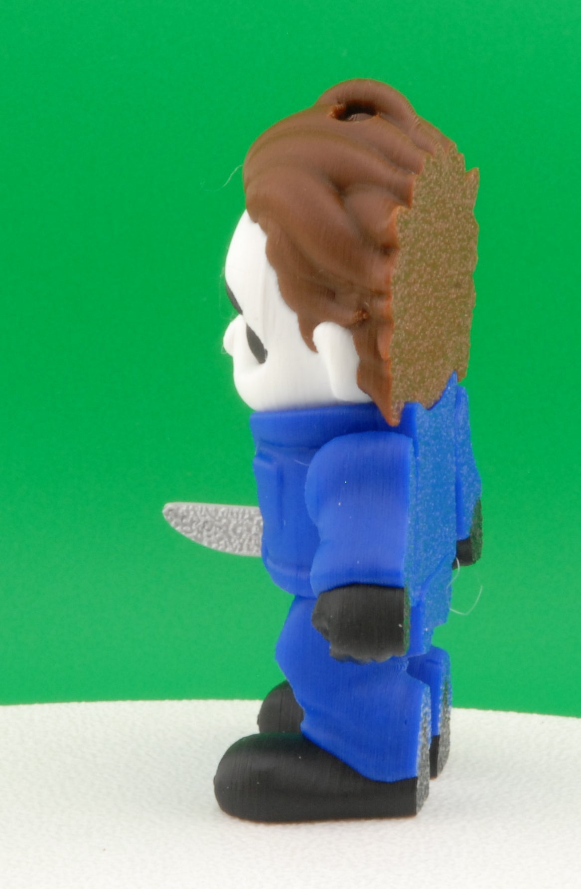Michael Myers Figure – Halloween Movie Articulated Horror Collectible | 3D Printed Slasher Toy | Michael Myers Keychain Figurine