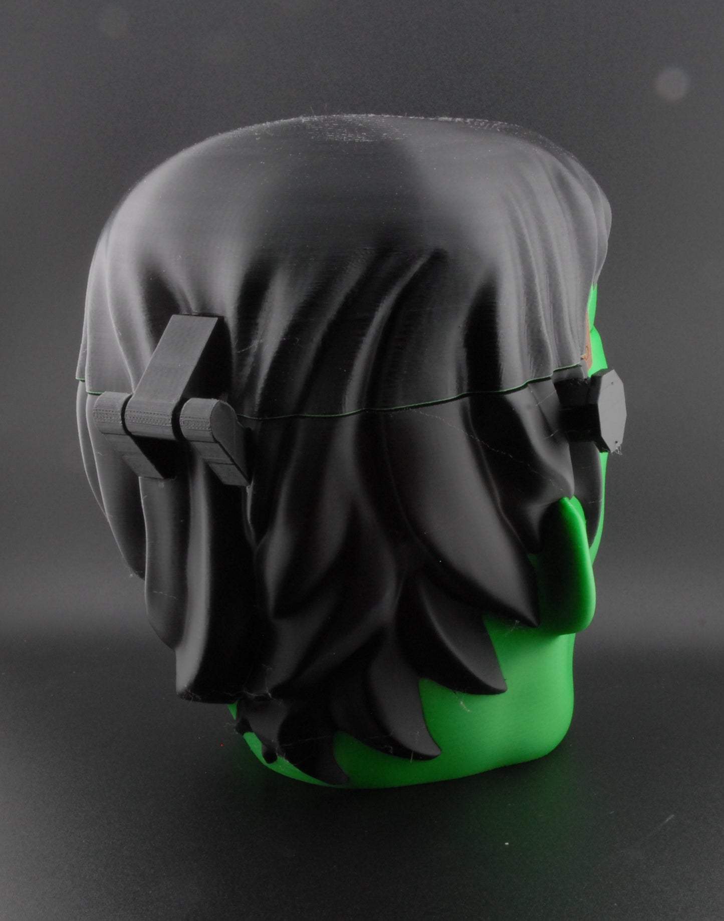 Frankenstein Trick-or-Treat Candy Bucket – 3D Printed Halloween Candy Holder | Monster Head Candy Container with Hinged Lid