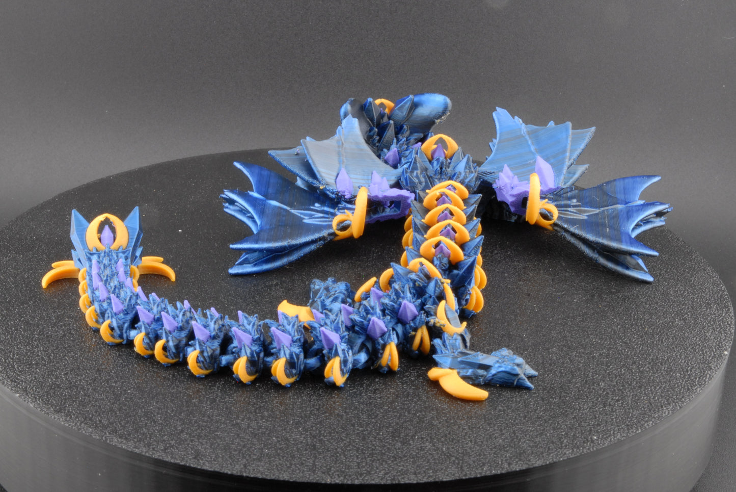 Nightwing Dragon – Articulated Fantasy Dragon Figurine | Poseable 3D Printed Dragon Toy | Collectible Mythical Creature (3 Sizes)