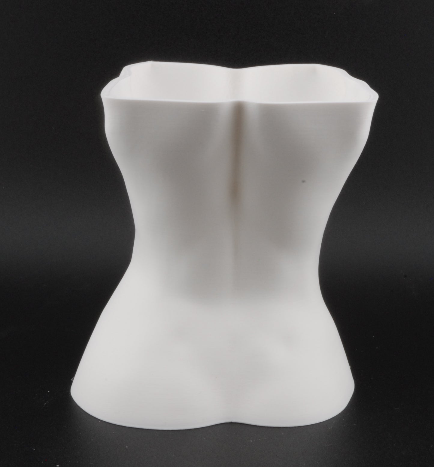 Female Bust Body Planter – 3D Printed Nude Woman Plant Pot | Erotic Torso Decor in Black or White