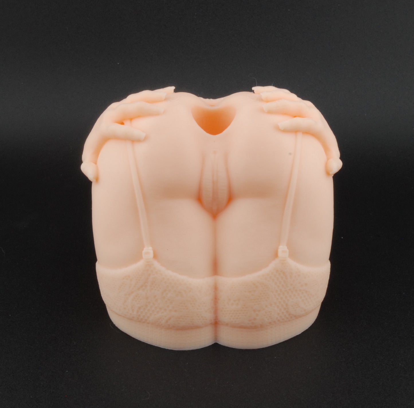 Lingerie Lover Pen Holder – Erotic Desk Décor | Adult Novelty Office Gift | Sexy Gag Pen Stand with Stockings | Naughty 3D Printed Art