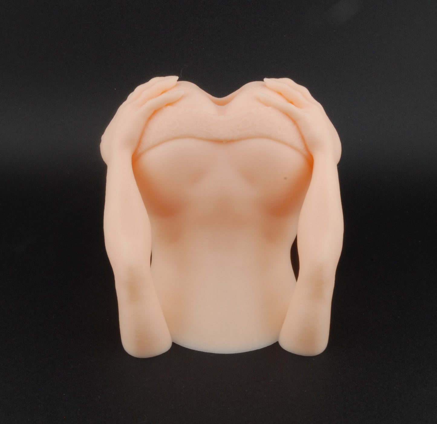 Lingerie Lover Pen Holder – Erotic Desk Décor | Adult Novelty Office Gift | Sexy Gag Pen Stand with Stockings | Naughty 3D Printed Art