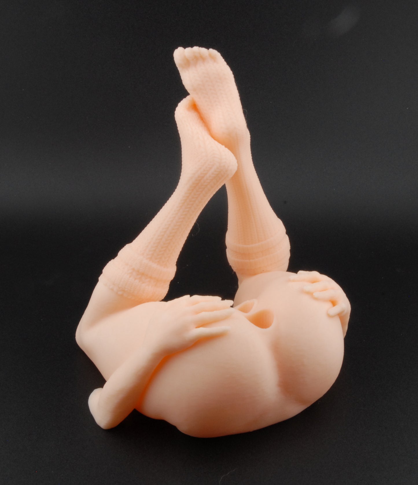 Knee-High Tease Pen Holder – Double Penetration Edition | Erotic Desk Décor | Adult Gag Gift | Sexy Stocking Pen Stand | 3D Printed Humor