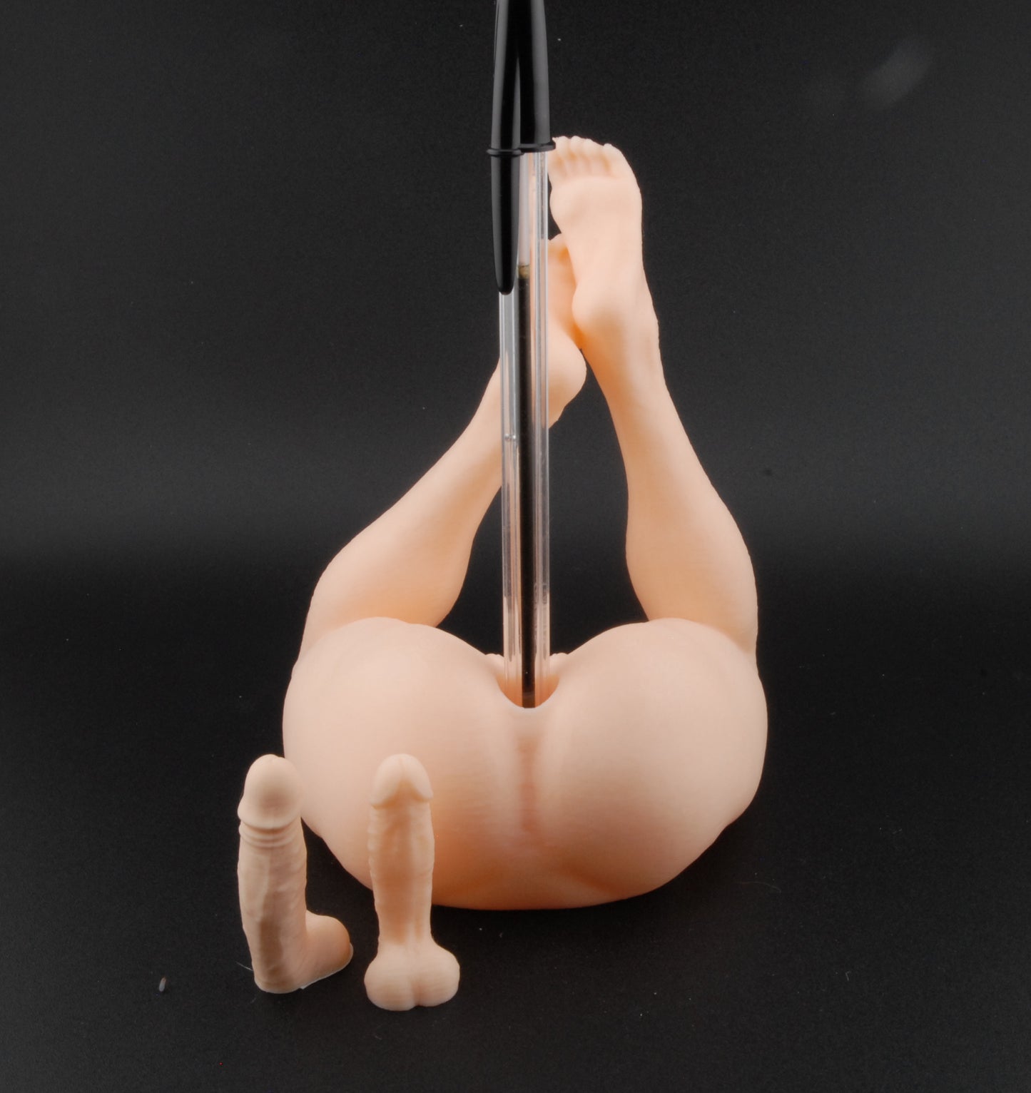 Double Trouble Pen Holder – Classic Edition | Erotic Desk Décor | Adult Gag Gift | Naughty Pen Stand | 3D Printed Sexy Humor