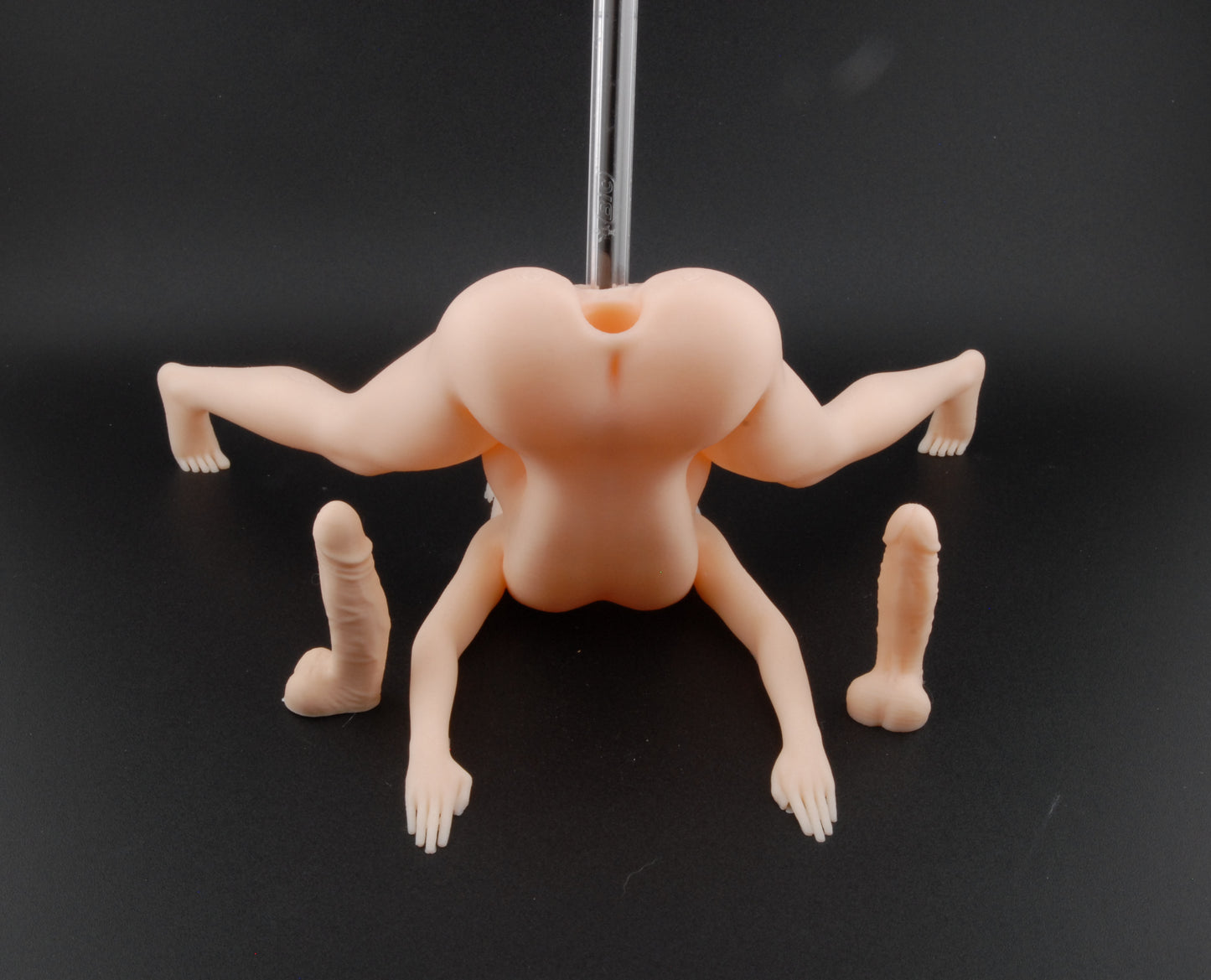 Spread & Ready Pen Holder – Double Penetration Edition | Erotic Desk Décor | Naughty Adult Gift | 3D Printed Sexy Pen Stand | Gag Gift for Him or Her