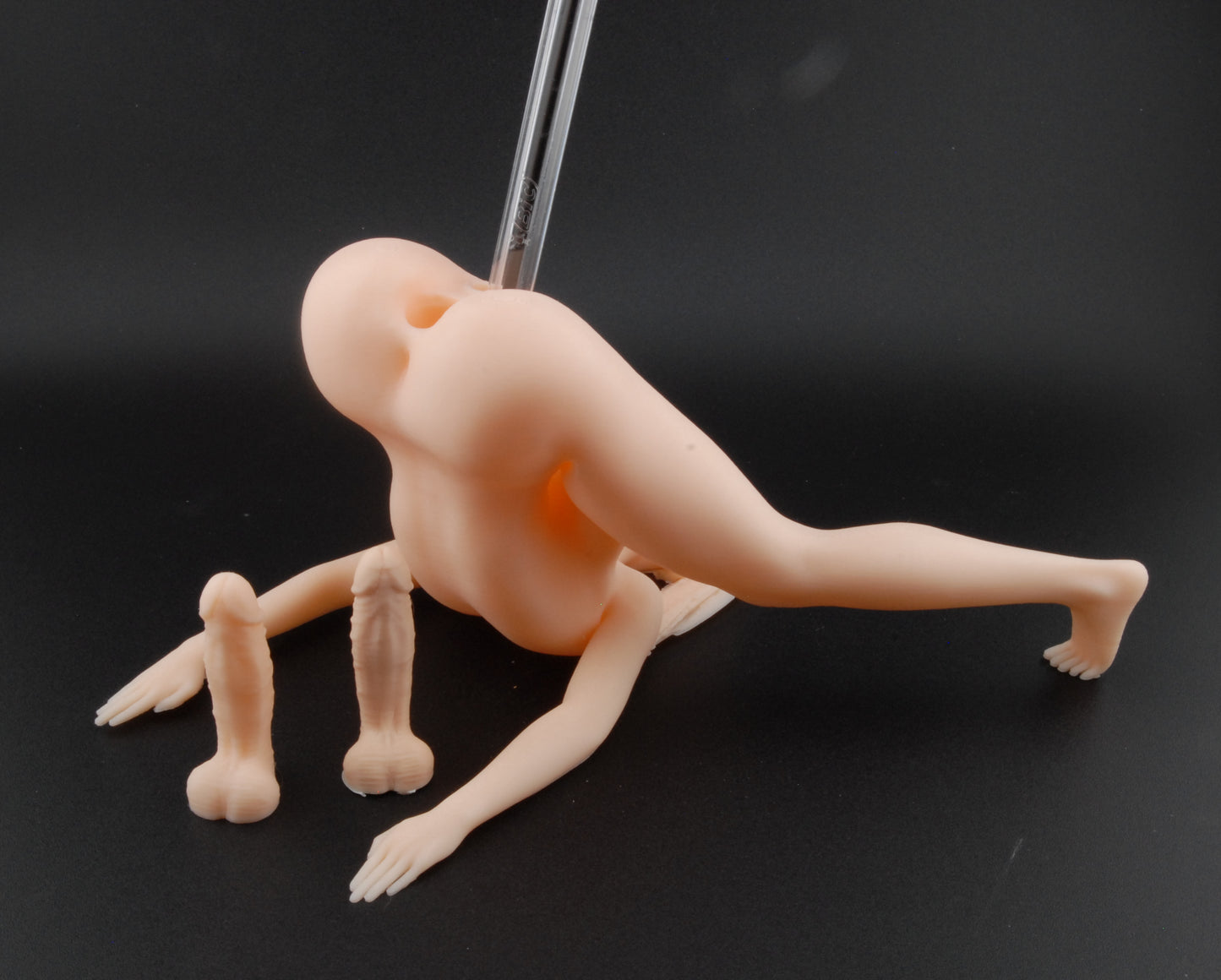Spread & Ready Pen Holder – Double Penetration Edition | Erotic Desk Décor | Naughty Adult Gift | 3D Printed Sexy Pen Stand | Gag Gift for Him or Her