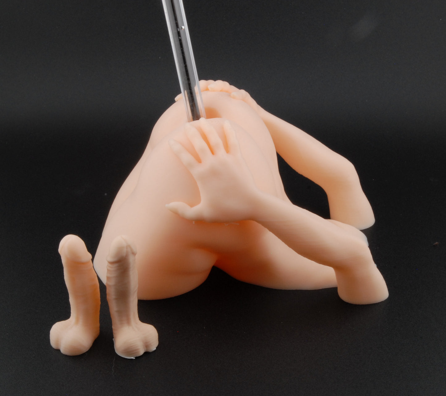 Naughty Assistant Pen Holder – Adult Novelty Desk Décor | Risqué Office Gift | Sexy Gag Pen Holder with Hands | Funny Erotic Pen Stand
