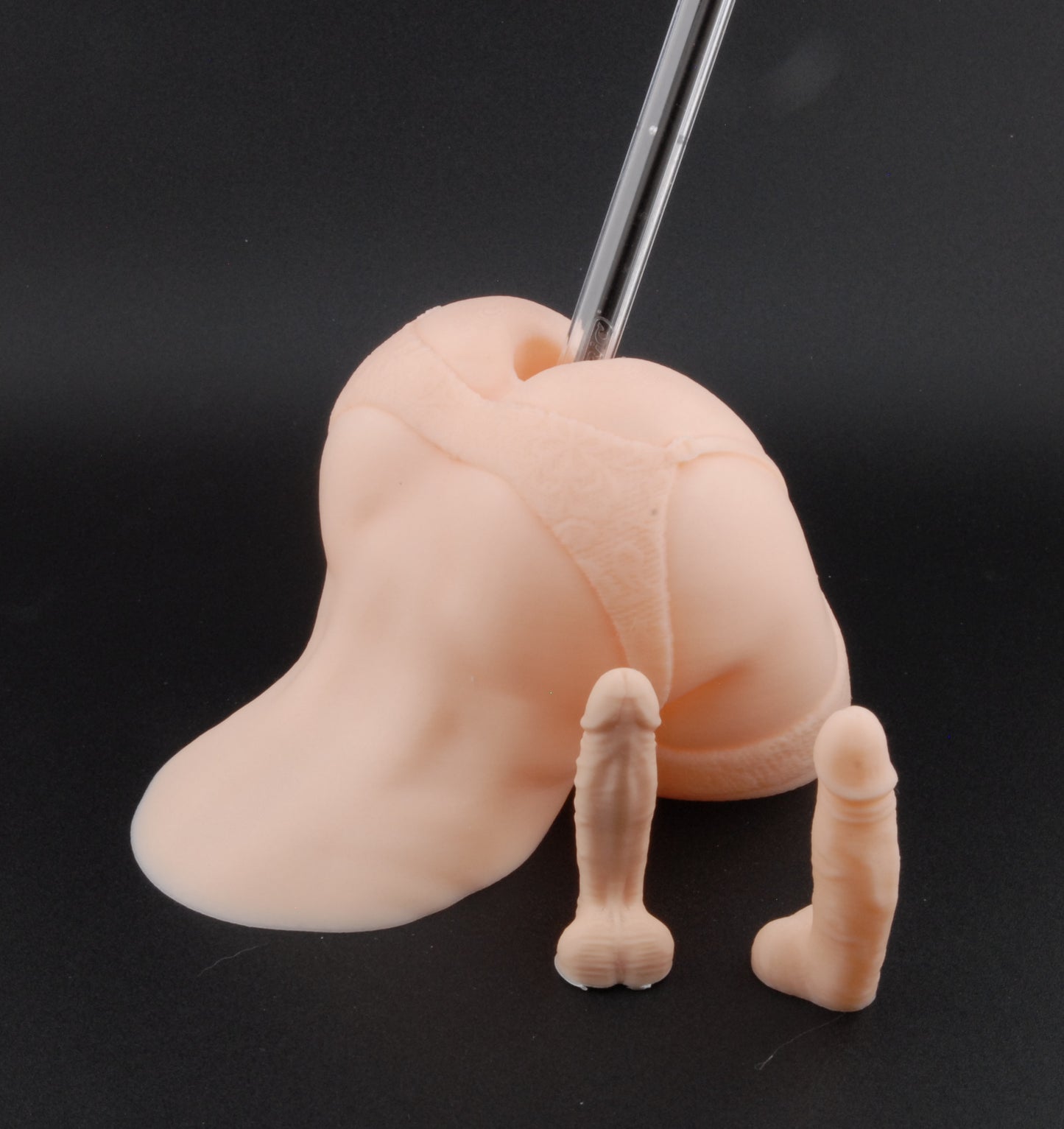 Lust Lace Pen Holder – Erotic Desk Décor | Adult Humor Gift | Naughty Lingerie Pen Stand | Sexy Office Novelty | 3D Printed Gag Gift